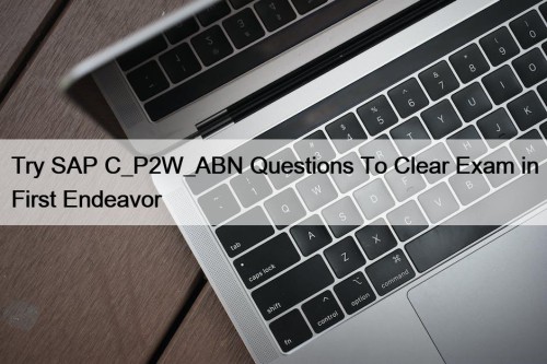Try SAP C_P2W_ABN Questions To Clear Exam in First Endeavor