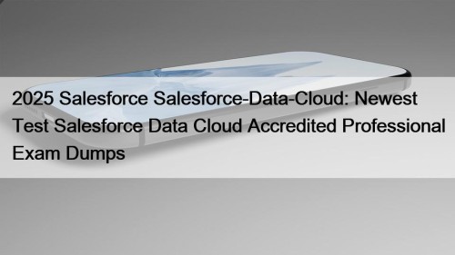 2025 Salesforce Salesforce-Data-Cloud: Newest Test Salesforce Data Cloud Accredited Professional Exam Dumps